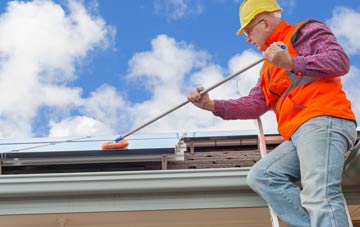 West Hewish soft wash roof cleaning